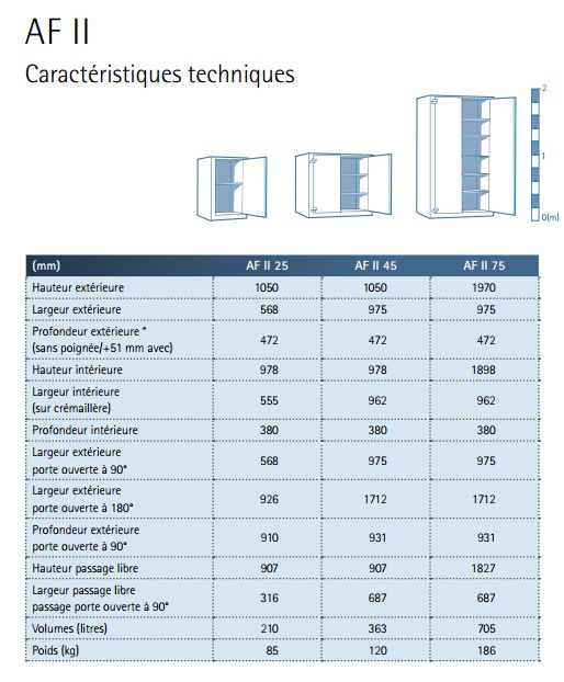 Armoire Forte Fichet Modèle AFII ACS - Coffre-Fort.Com - Bauche